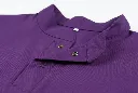 Tenue Médicale Homme | Col Mao · Aubergine