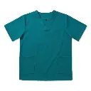Pyjama Médical Homme Col V BFP | 3 Poches · Ceinture Élastique | Vert Canard